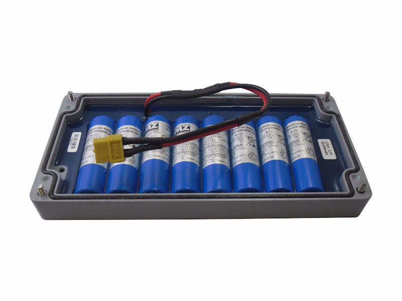 integrated li-ion battery pack of GSV-4GPRS datalogger